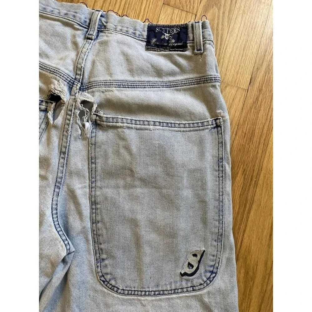 Vintage 90s Sutters American Legend Baggy Jeans Ultra Wide Leg Skater Y2K